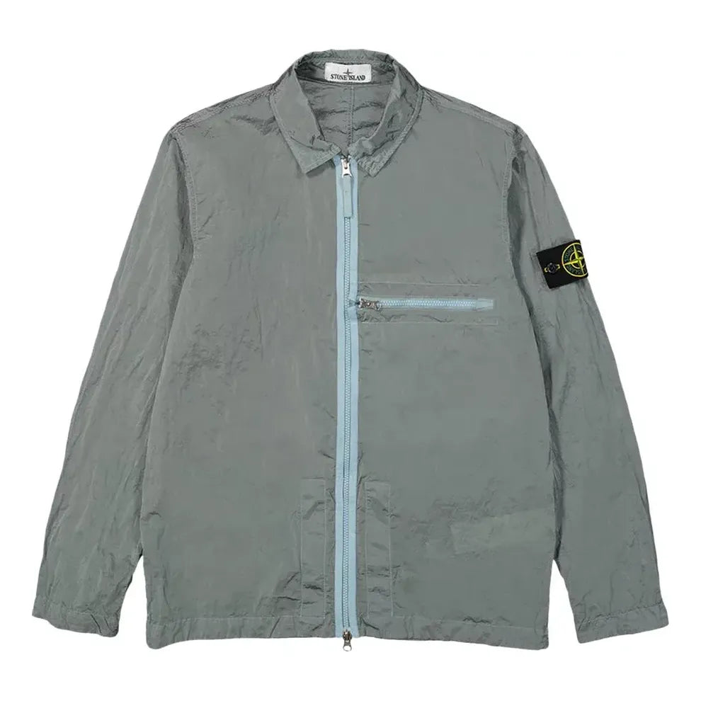 STONE ISLAND Compass Patch Zip Up Jacket 'Sky Blue' 781510919-V0041