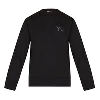 Men's Y-3 Casual Logo Round Neck Pure Cotton Black CY6927