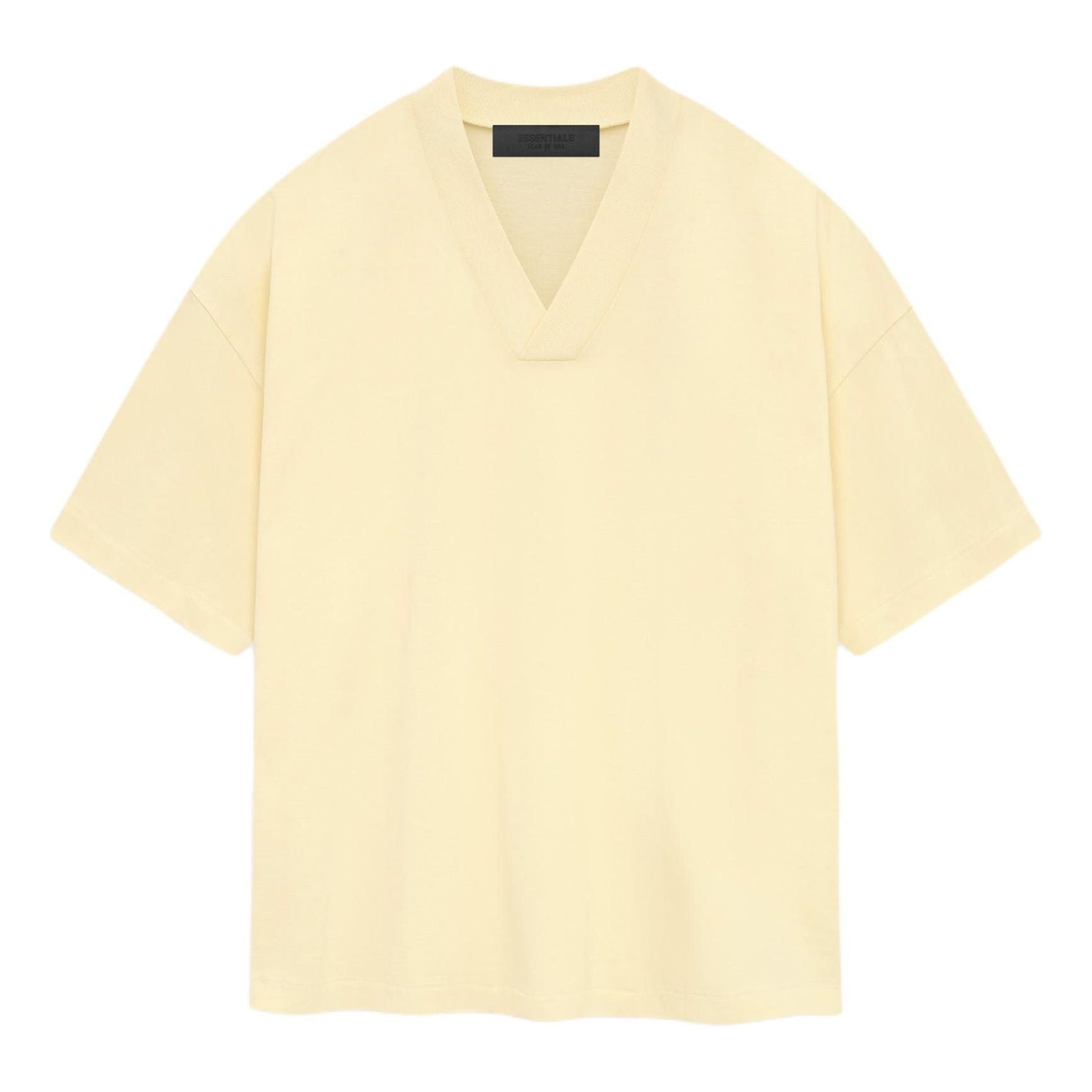 Fear of God Essentials SS24 V Neck T-Shirt 'Garden Yellow' 125SP244211F