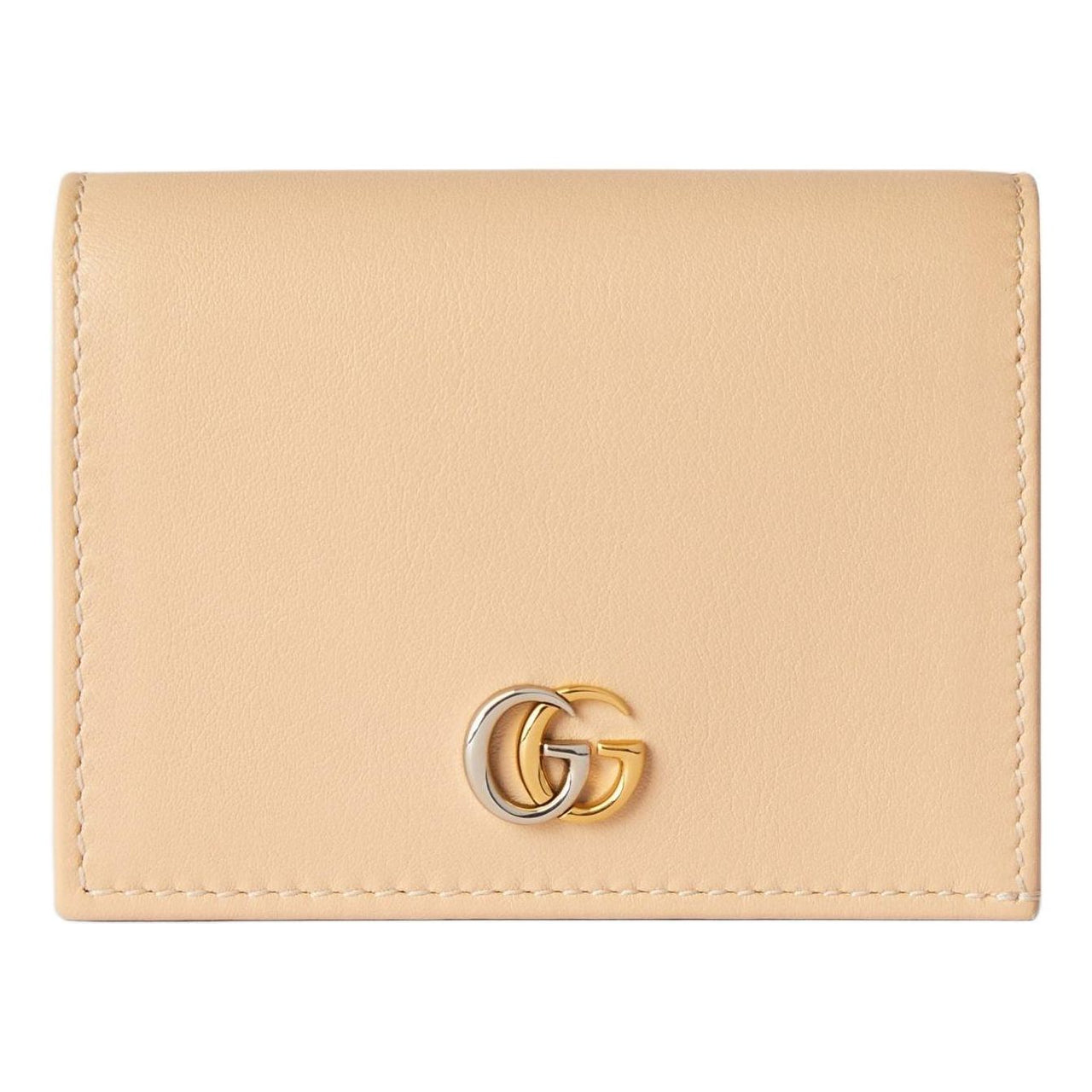 (WMNS) Gucci GG Marmont Card Case Wallet 'Light Beige' 790055-0QG0G-5701