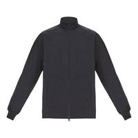 Men's Y-3 Woven Lux Track Jacket Stand Collar Black DY7314