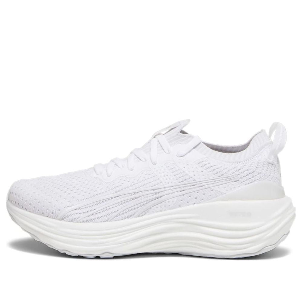 (WMNS) PUMA ForeverRun Nitro Knit 'White Feather Grey' 379140-01