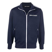 Palm Angels SS22 Classic Track Jacket 'Navy Blue White' PMBD001C99FAB0014601