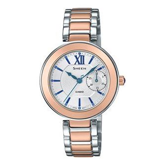 CASIO Waterproof Analog SHEEN White SHE-3050SG-7AUPR