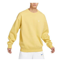 Nike Solo Swoosh Crewneck Sweatshirt 'Yellow' DX1362-700