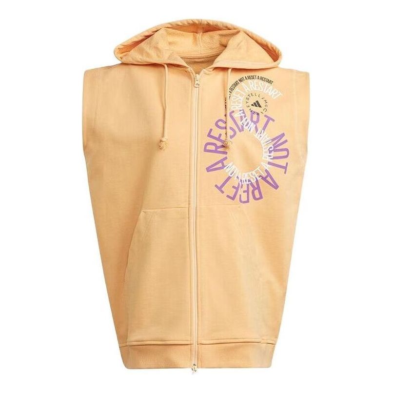 adidas by Stella McCartney Sleeveless Hoodie 'Tan' IB5902