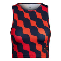 (WMNS) adidas x Marimekko Train Icons Print Tank Top 'Orange Navy' HH8735