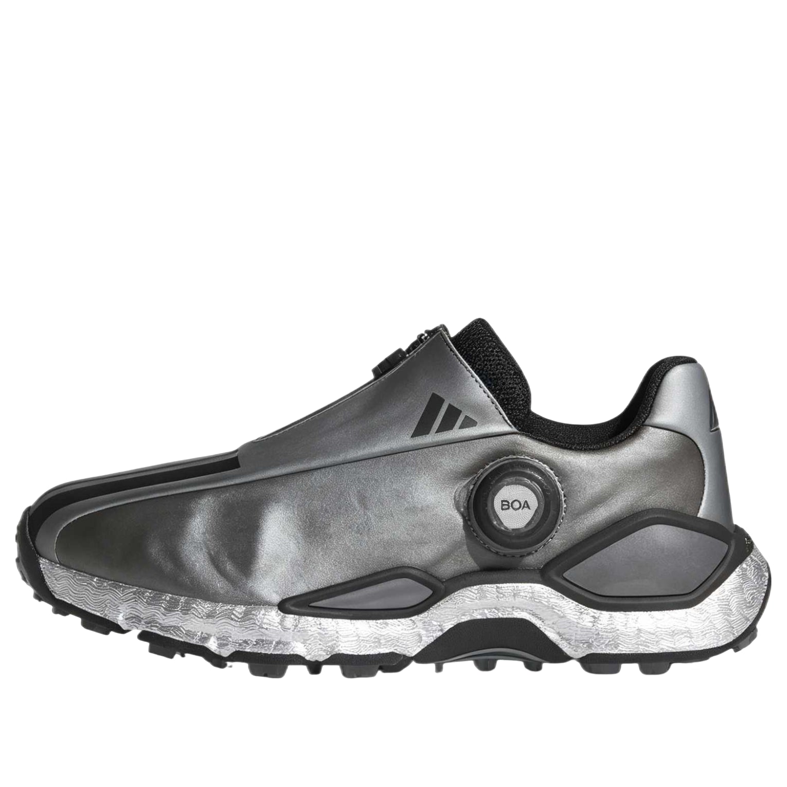 (WMNS) adidas Codechaos 27 Boa Spikeless Golf 'Iron Metallic Black Silver Metallic' LA3991