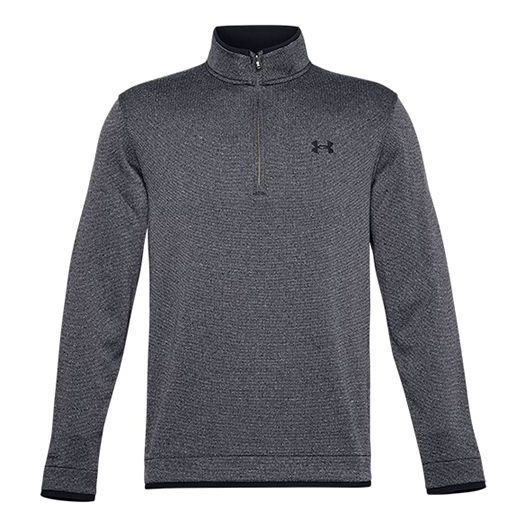 Men's Under Armour 1/2 Zipper Pullover Sports Jacket Black 1359971-002