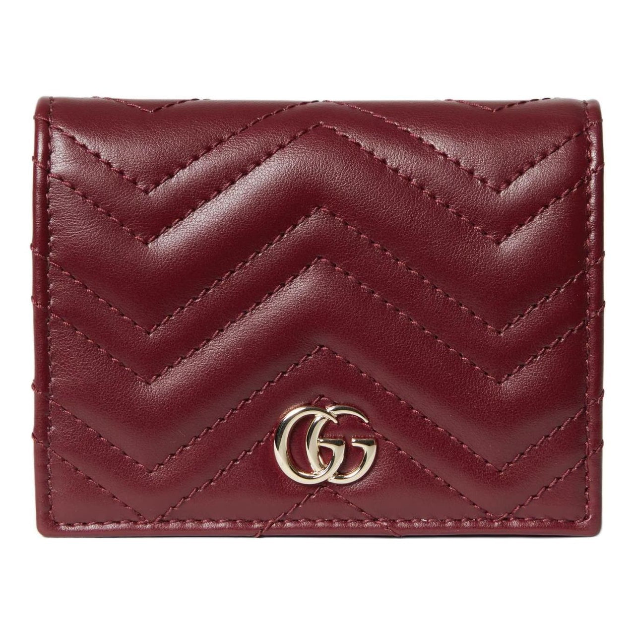(WMNS) Gucci GG Marmont Quilted Leather Wallet 'Red Leather' 466492-DTDHV-6207