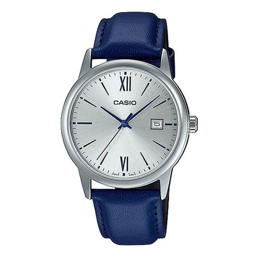 CASIO Quartz Waterproof Mens Silver Analog MTP-V002L-2B3