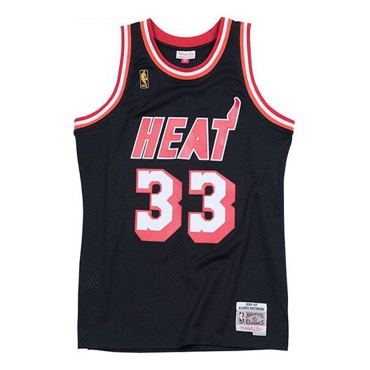 Mitchell & Ness NBA Swingman Jersey 'Miami Heat - Alonzo Mourning 1996-97' SMJYAC18093-MHEBLCK96AMO