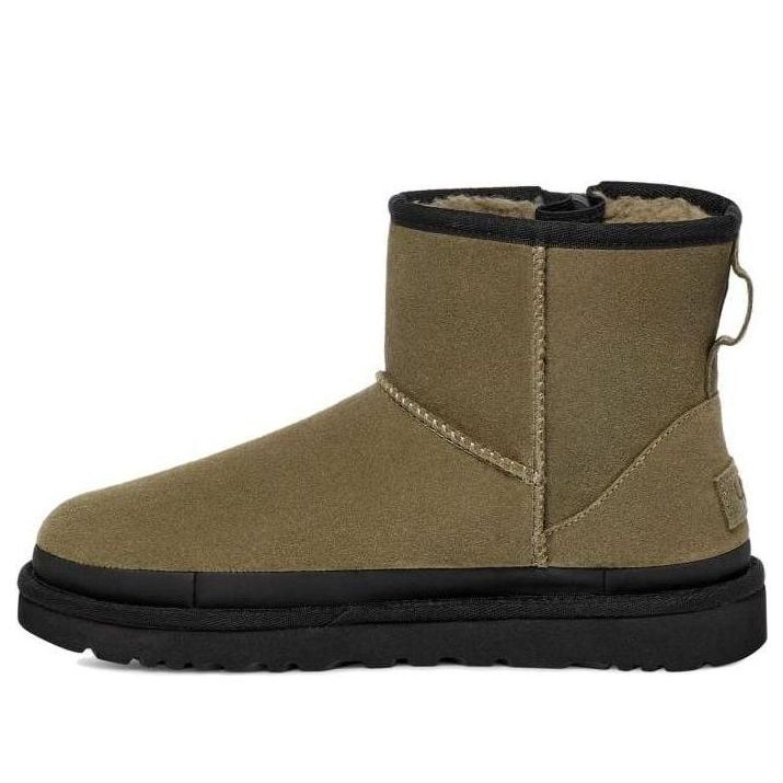 (WMNS) UGG Classic Mini Zipper Tape Logo 'Burnt Olive' 1144034-BTOL