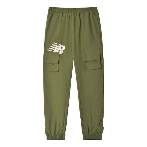 New Balance Streetwear Cargo Pants 'Olive Green' AMP12350-OV