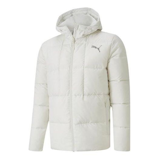 PUMA Essentials Down Jacket 'White Grey' 585534-05