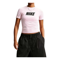 (WMNS) Nike Sportswear Fitted T-Shirt 'Pink Foam Sail' IV5750-663