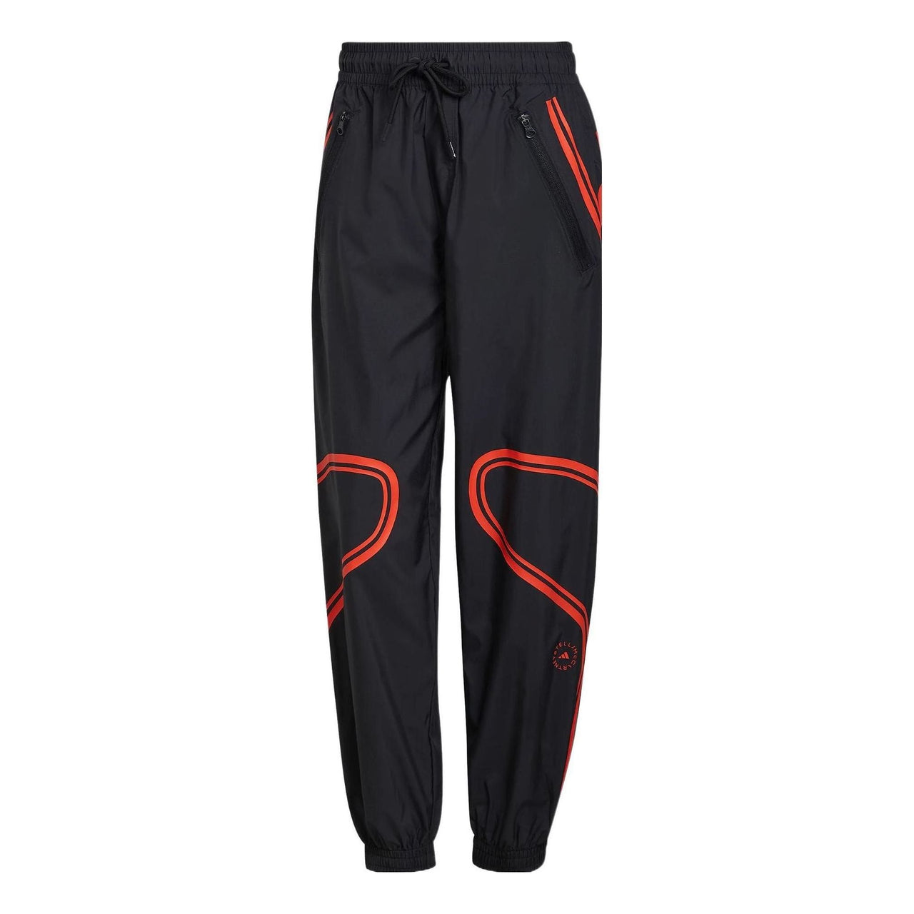 (WMNS) adidas by Stella McCartney TruePace Woven Training Suit Pants 'Black Red' HC2986