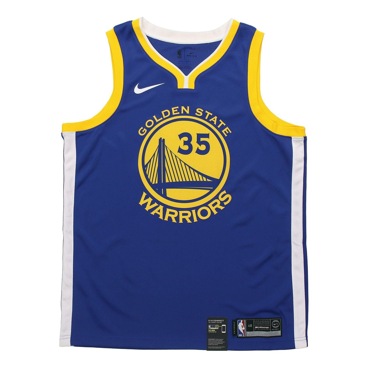 Nike Kevin Durant Golden State Warriors SW 'Blue Yellow' 864475-496