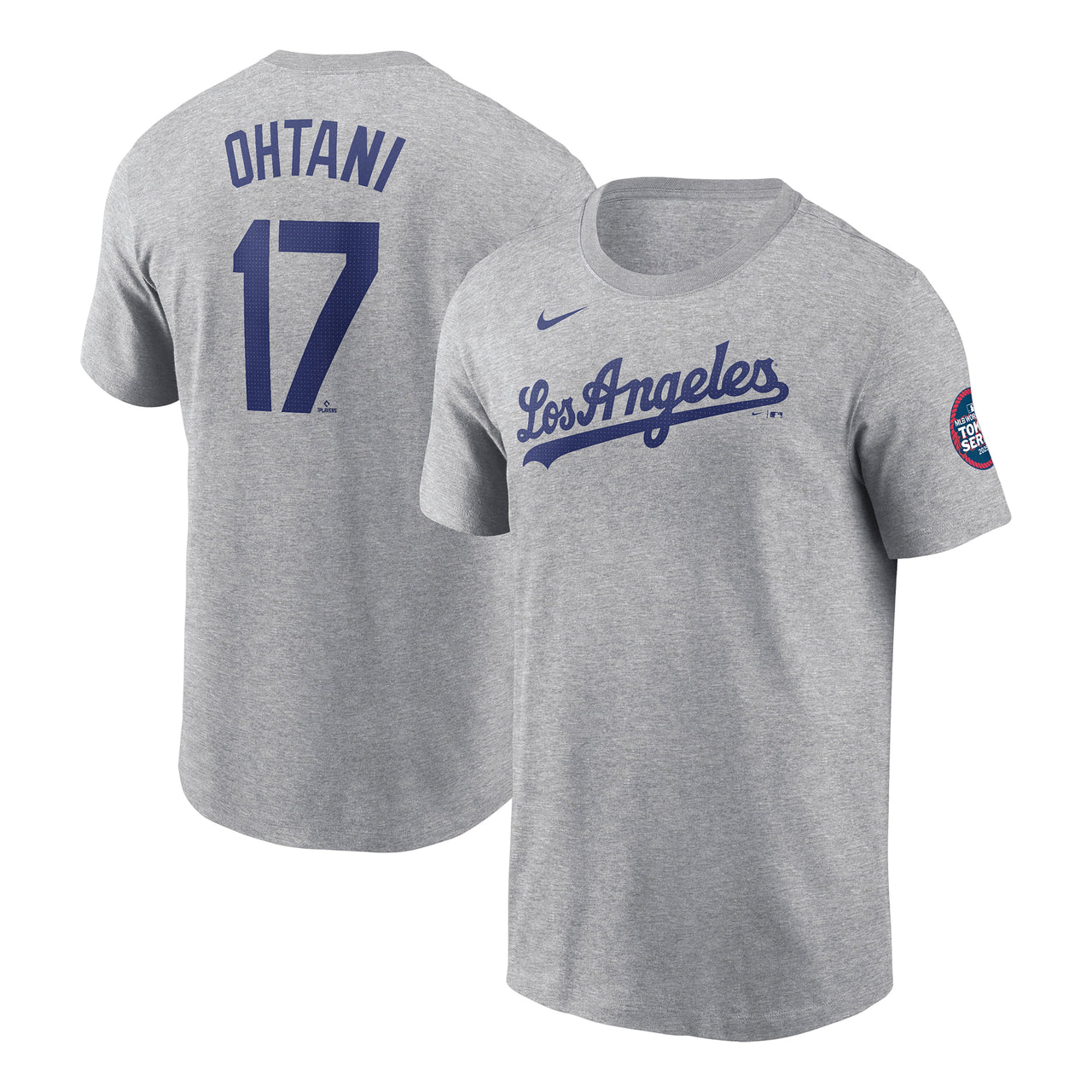 Nike MLB Los Angeles Dodgers Shohei Ohtani T-shirt 'Dark Grey Heather' IQ4010-063