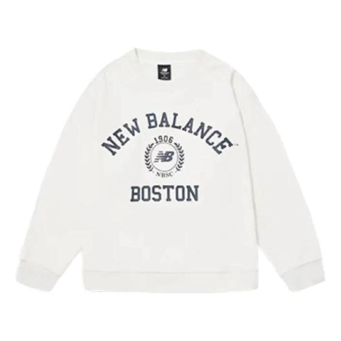 (WMNS) New Balance NBX Soft Alpine Crew Pullover 'White' AWT34310-CIC