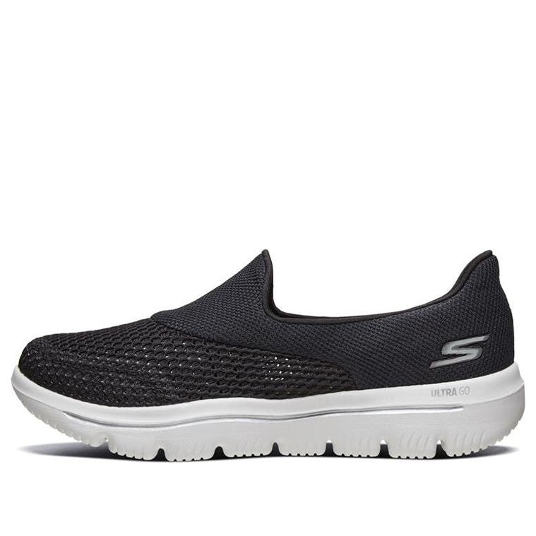 (WMNS) Skechers Images Go Walk Evolution Ultra Low-Top Black 15753-BKW