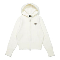 (WMNS) Li-Ning Rijindoujin Embroidered Cartoon Hooded Jacket 'Beige' AMBT014-4