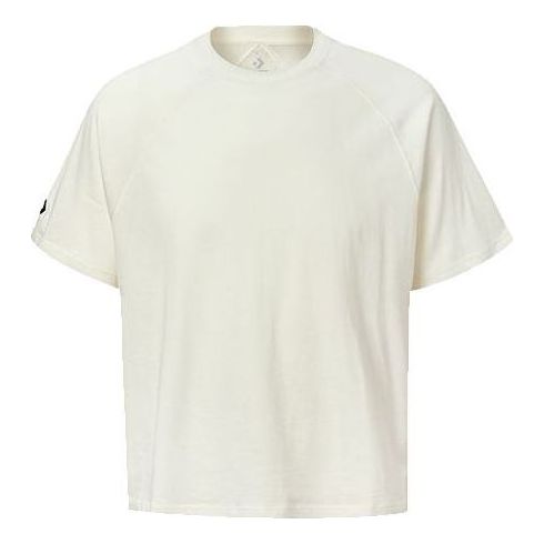 Converse Shapes Box Cropped T-Shirt 'White' 10020766-A05