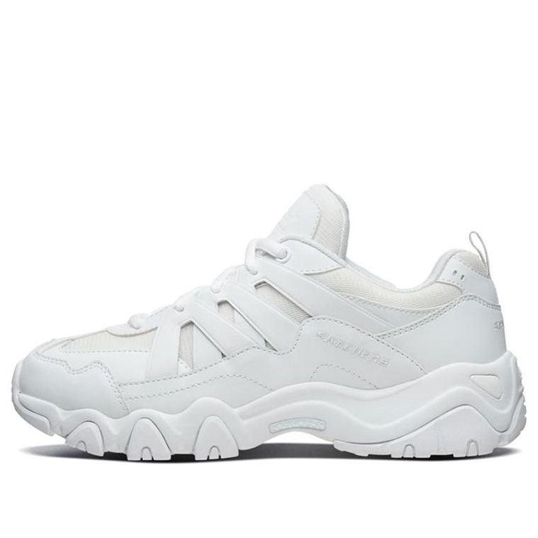 (WMNS) Skechers D'lites 2.0 White 66666204-WHT