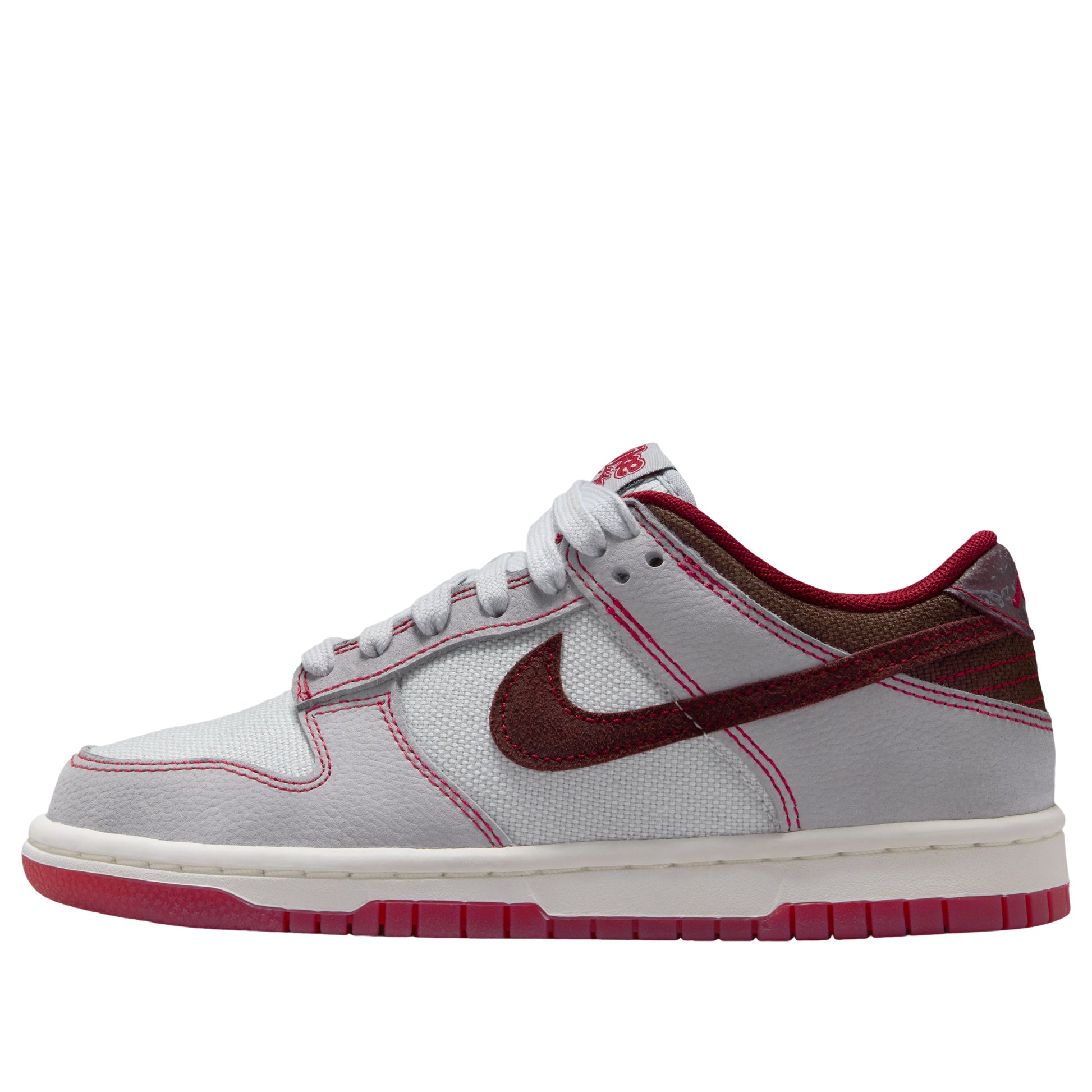 (GS) Nike Dunk Low LV8 'Pure Platinum Burgundy Crush' IO9743-002