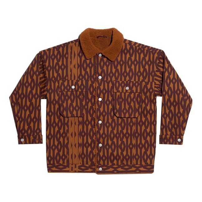 adidas originals x Ivy Park Casual Sports Logo Printed Jacket Red/Brown HB8438