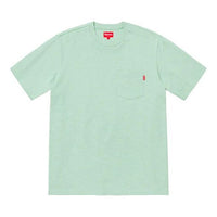 Supreme SS19 S/S Pocket Tee Seafoam Short Sleeve Unisex Green T-Shirt SUP-SS19-109