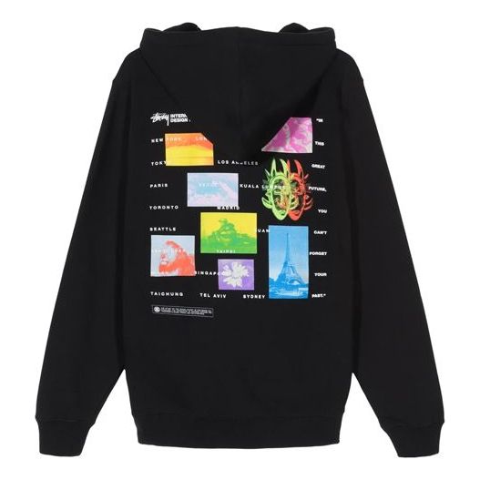 Stussy Unisex Great Future Printing Logo Black 1924444
