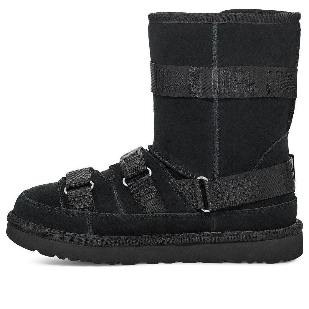 (WMNS) UGG Classic Short Hybrid 1133470-BLK
