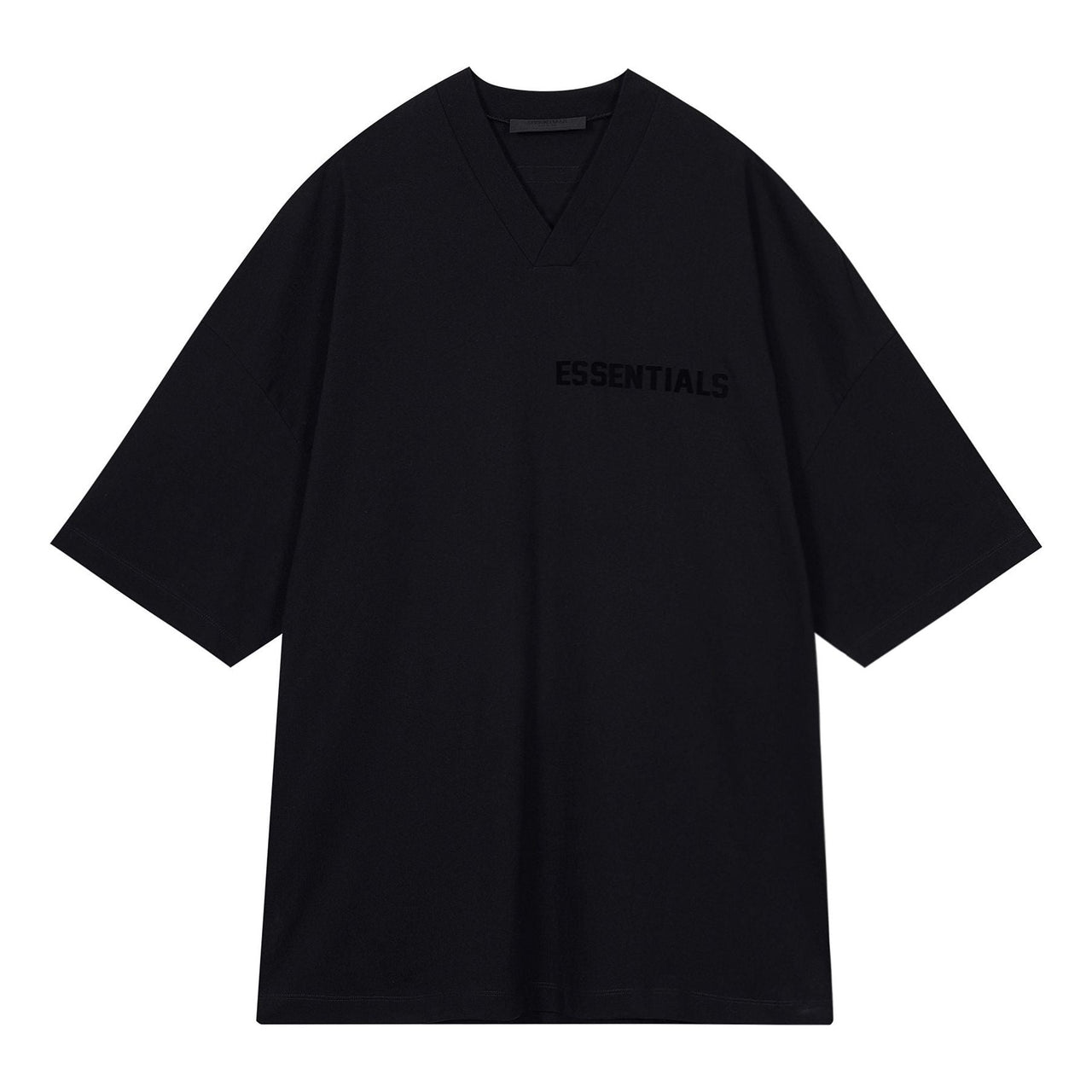 Fear of God Essentials SS23 V-Neck Tee 'Jet Black' 125SP234116F