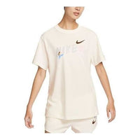 (WMNS) Nike AS W NSW ESSNT T-Shirt Asia Sizing 'Beige' FJ7714-133