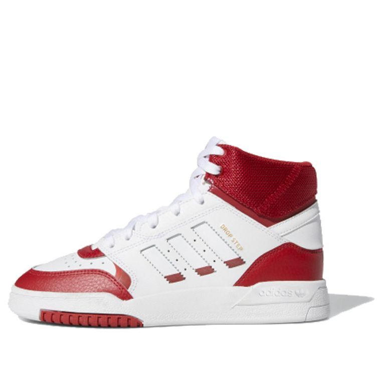 (GS) adidas originals Drop Step J 'White Red' EE8759