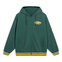 Li-Ning Hoops Graphic Hooded Jacket 'Green' AWDT549-3