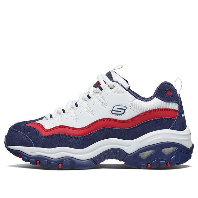 (WMNS) Skechers Energy GS White/Red/Blue 13414-WNVR