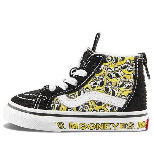 Mooneyes x Vans SK8-HI Zip 'Black Yellow White' VN0A5FBIY23