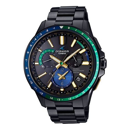 CASIO Limited Edition Sapphire Crystal Mens Black Analog OCW-G1100E-1A2021