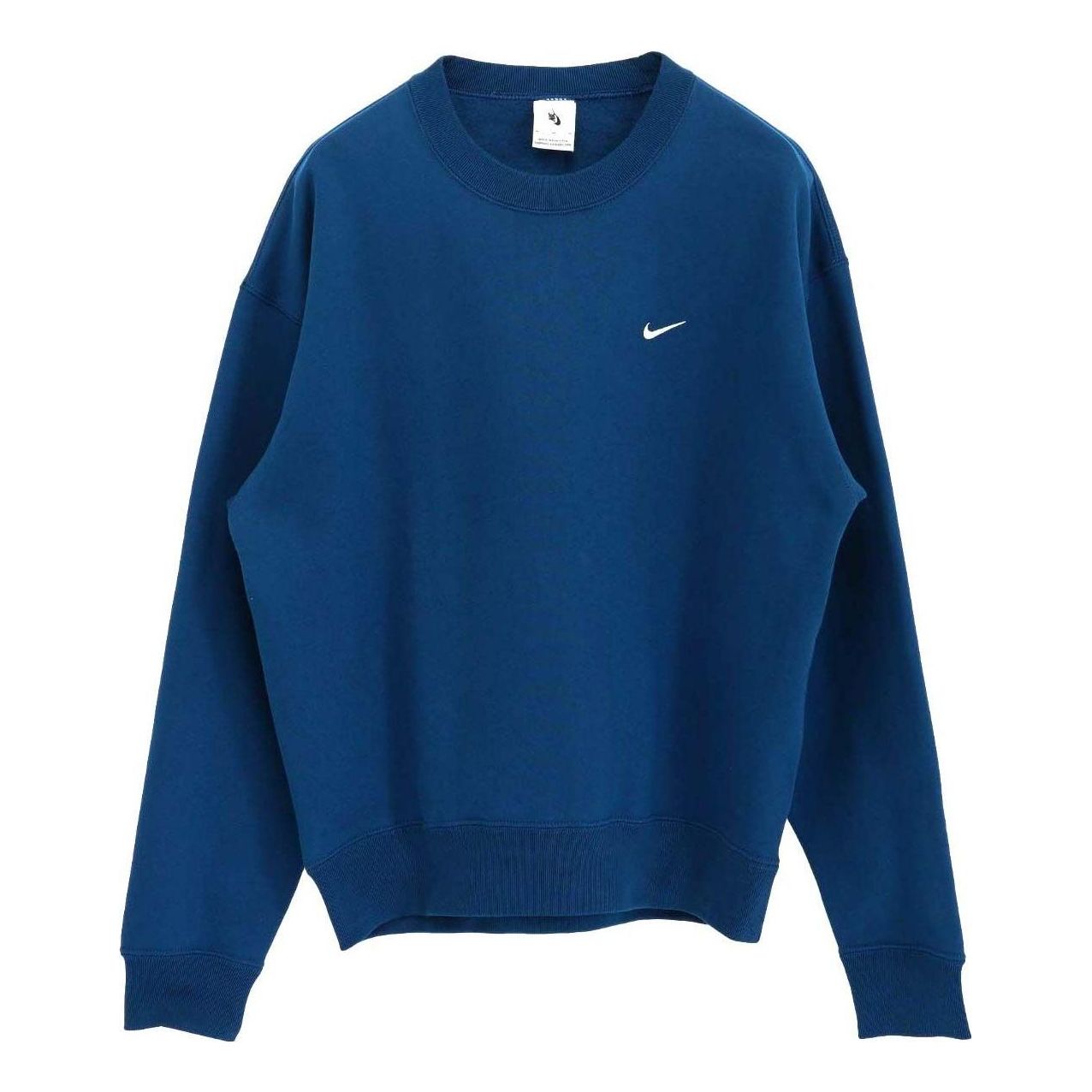 Nike Round Neck Pullover Loose Long Sleeves Hoodie Men's Blue DA0318-460