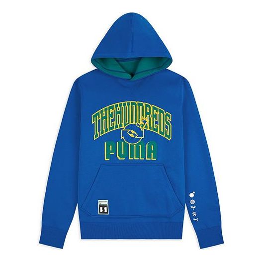 PUMA x The Hundreds Crossover Logo Printing Reversible Blue Green 598311-89