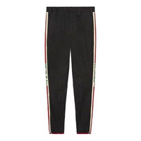 Gucci Gabardine Stretch Pant With Gucci Stripe 'Black' 495695-Z7576-1389