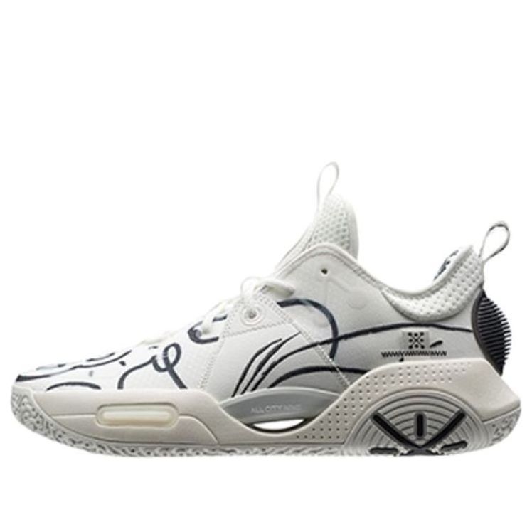 Li-Ning Wade All City 9 V1.5 x DFT 'Creamwhite Black' ABAR077-8