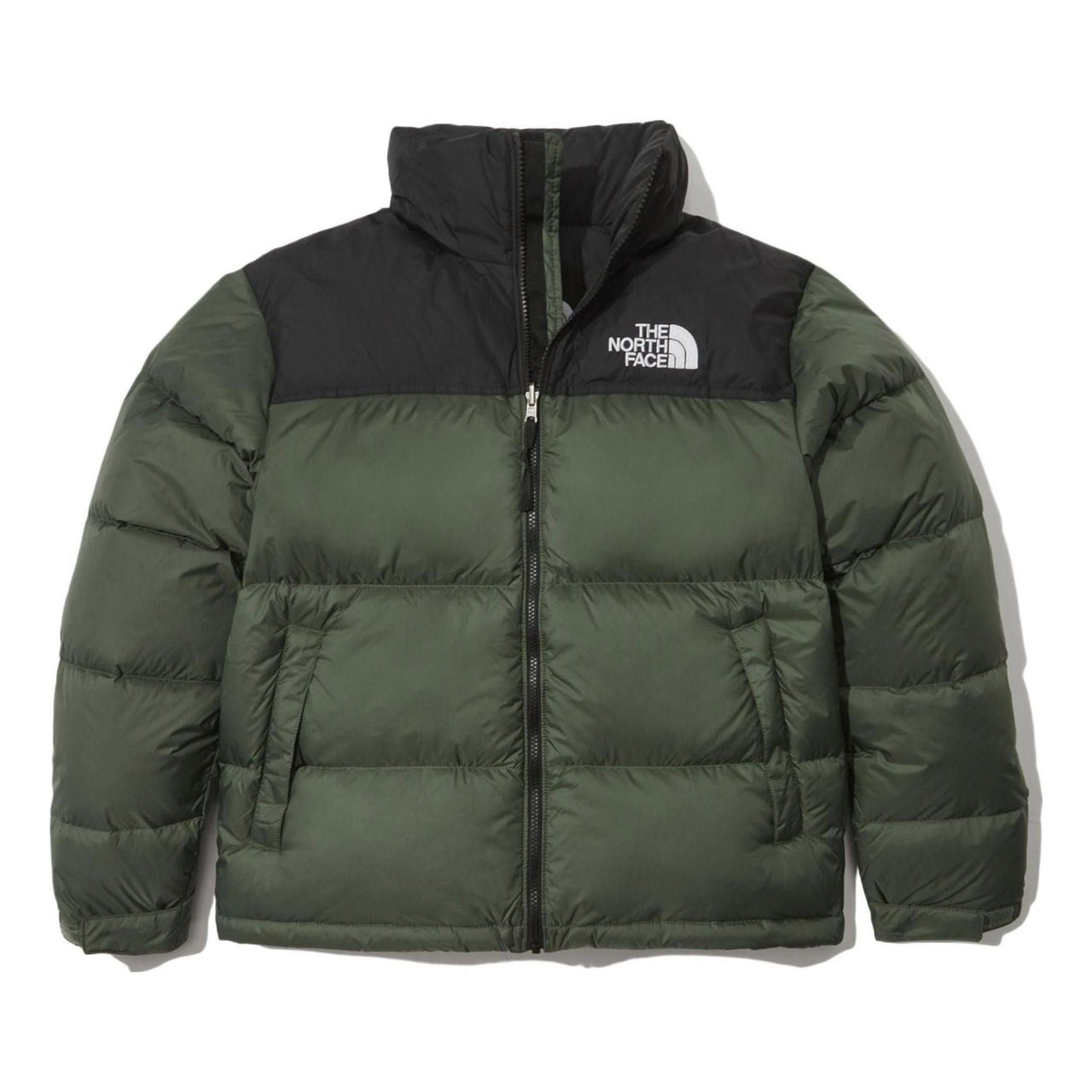 THE NORTH FACE FW221996 Eco Nuptse Jacket Asia Sizing 'Green Black' NJ1DN90C