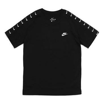 Nike Sportswear Swoosh 2019 Sports TEE Men Black BQ0025-010