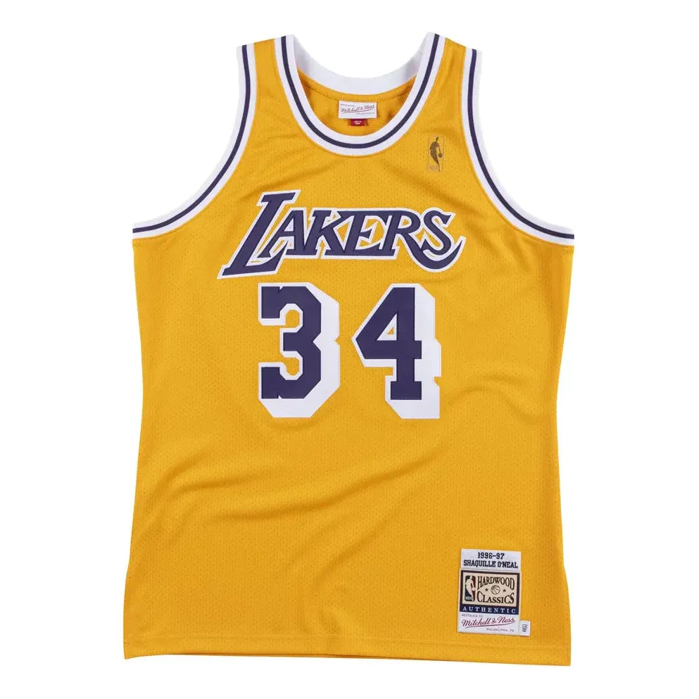 Mitchell & Ness x NBA Los Angeles Lakers 1996-97 Jersey 'Shaquille O'Neal 34' 3N2B7BHM0-LAKSO