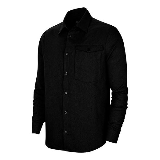 Nike Skateboard Casual flannel Shirt Jacket Black CK5259-010