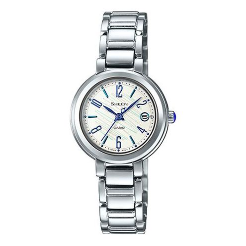 CASIO Waterproof SHEEN Quartz Sapphire Crystal Blue Analog SHE-4531D-7AUPR