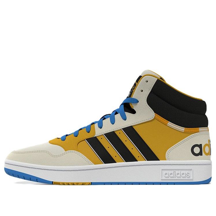 adidas Hoops 3.0 MID 'Creamwhite Yellow Blue' FZ6570